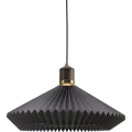 Halo Design 744299 - Lampadario sospeso a cavo PARIS 1xE27/60W/230V Ø 56 cm nero/ottone/rovere