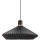 Halo Design 744299 - Lampadario sospeso a cavo PARIS 1xE27/60W/230V Ø 56 cm nero/ottone/rovere