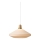 Halo Design 744305 - Sospensione a cavo PARIS 1xE27/40W/230V Ø 56 cm crema/ottone/rovere