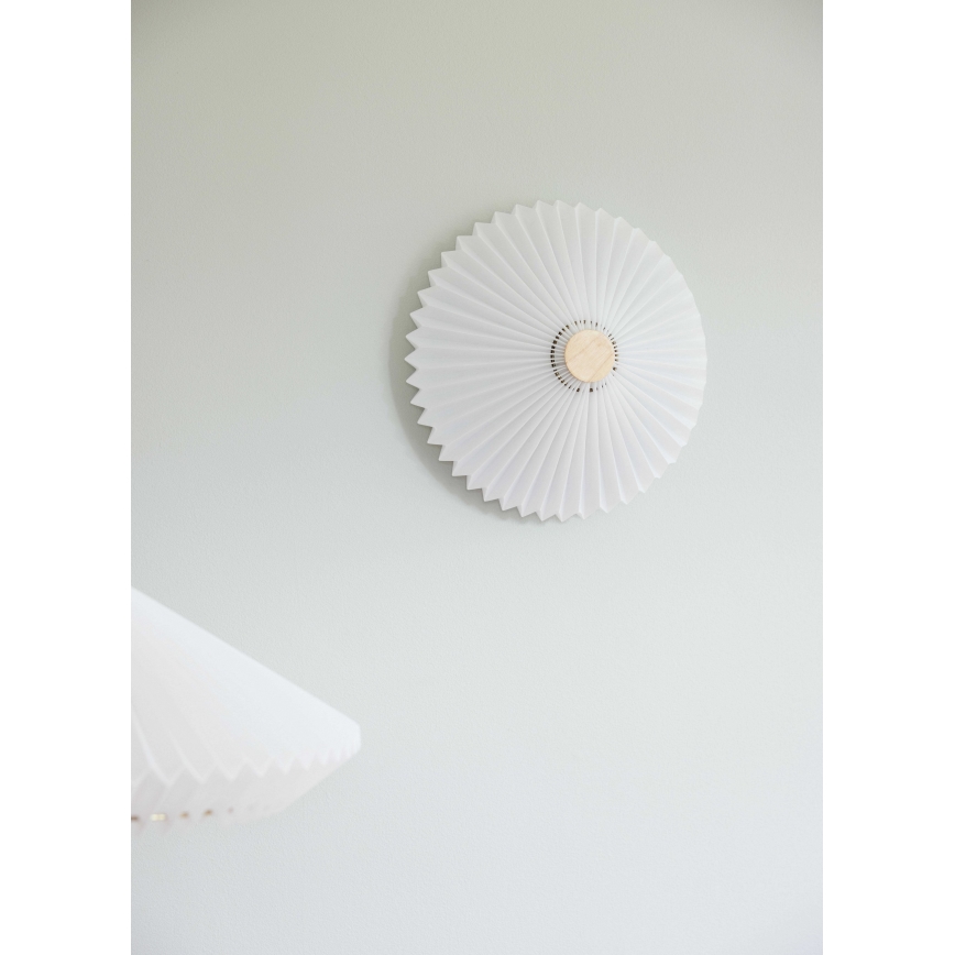 Halo Design 745098 - Lampada da parete PARIS 4xG9/28W/230V Ø 50 cm bianco/ottone/rovere