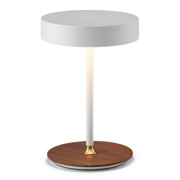 Halo Design 745760 - Lampada da tavolo ricaricabile dimmerabile a LED ON THE MOVE LED/2,5W/4000 mAh bianco/legno