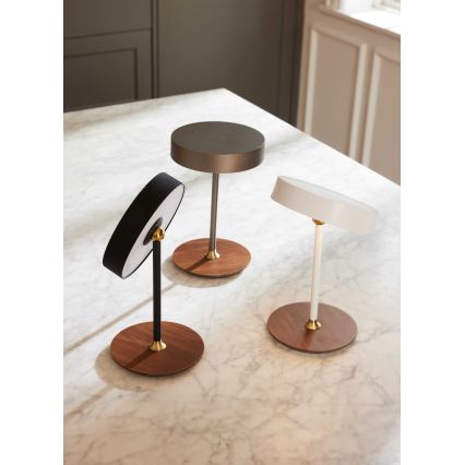 Halo Design 745760 - Lampada da tavolo ricaricabile dimmerabile a LED ON THE MOVE LED/2,5W/4000 mAh bianco/legno