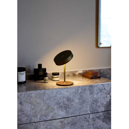 Halo Design 745784 - Lampada da tavolo ricaricabile dimmerabile LED ON THE MOVE LED/2,5W/4000 mAh ottone/legno