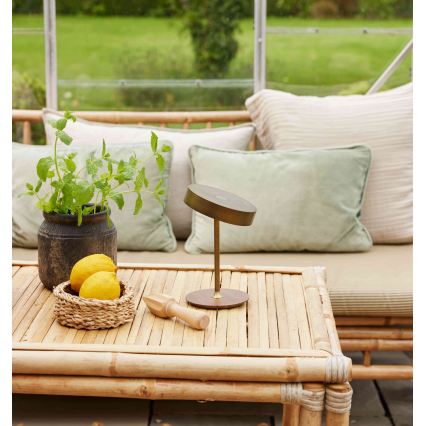 Halo Design 745784 - Lampada da tavolo ricaricabile dimmerabile LED ON THE MOVE LED/2,5W/4000 mAh ottone/legno