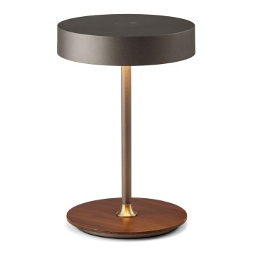 Halo Design 745791 - Lampada da tavolo ricaricabile dimmerabile a LED ON THE MOVE LED/2,5W/4000 mAh grigio/legno