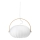 Halo Design 746347 - Lampada a sospensione con cavo DC 1xE27/40W/230V Ø 40 cm bianco/rovere