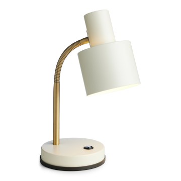 Halo Design 746910 - Lampada da tavolo VOGUE 1xE27/40W/230V crema/ottone