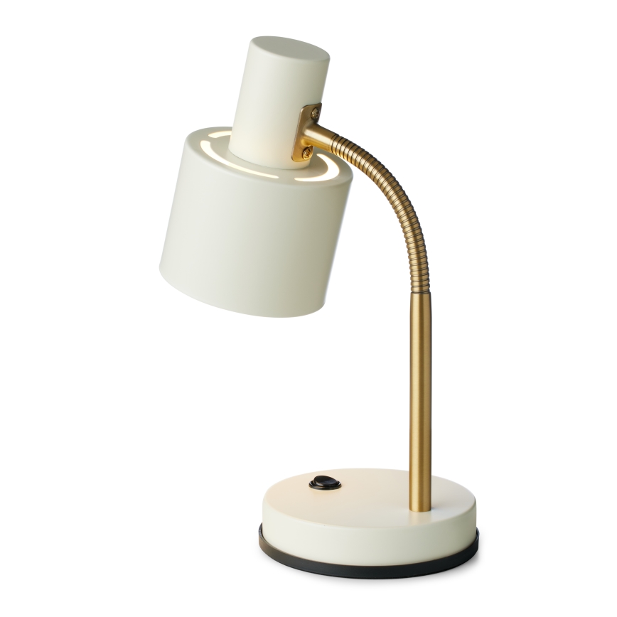 Halo Design 746910 - Lampada da tavolo VOGUE 1xE27/40W/230V crema/ottone