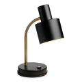 Halo Design 746927 - Lampada da tavolo VOGUE 1xE27/40W/230V nero/ottone