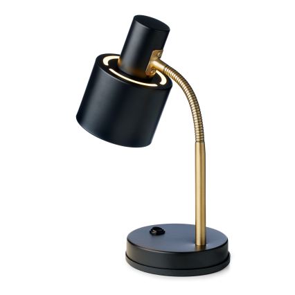 Halo Design 746927 - Lampada da tavolo VOGUE 1xE27/40W/230V nero/ottone