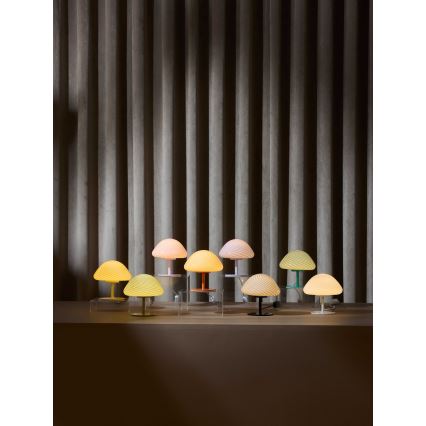 Halo Design 747009 - Lampada da tavolo CANDY MINI MUSH 1xG9/25W/230V Ø 17 cm grigia