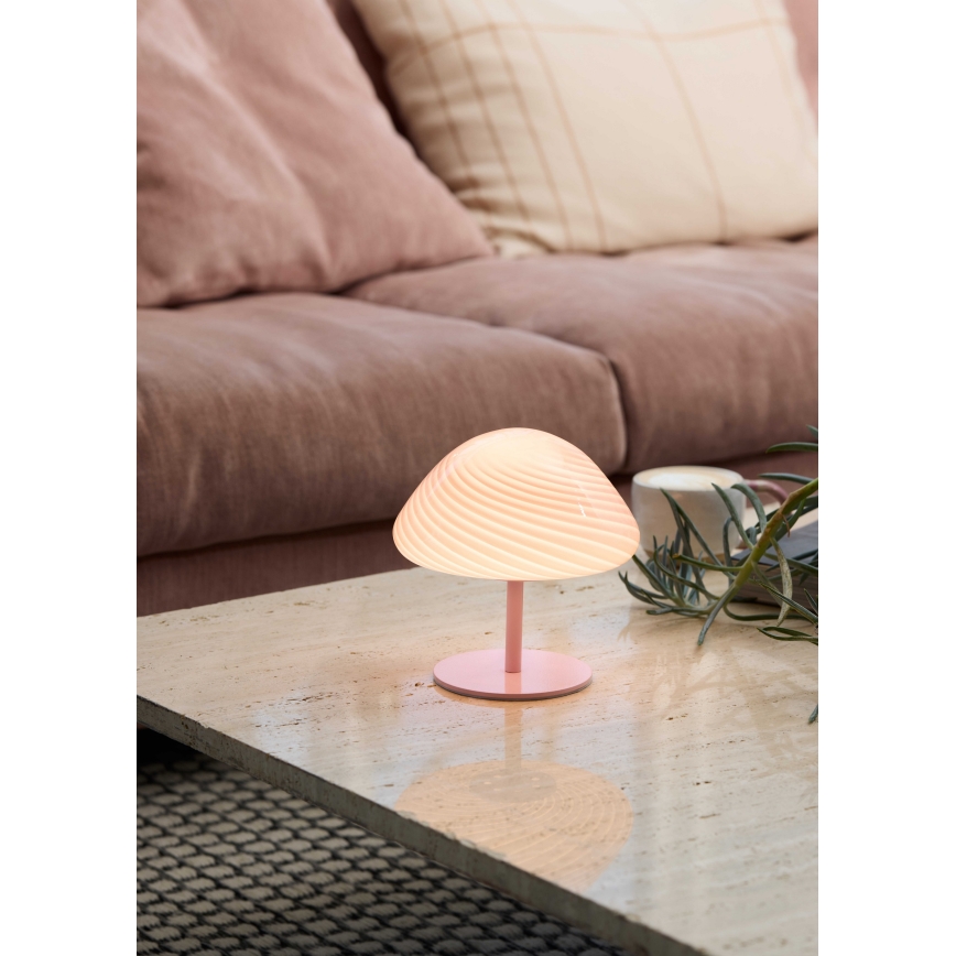 Halo Design 747047 - Lampada da tavolo CANDY MINI MUSH 1xG9/25W/230V Ø 17 cm rosa