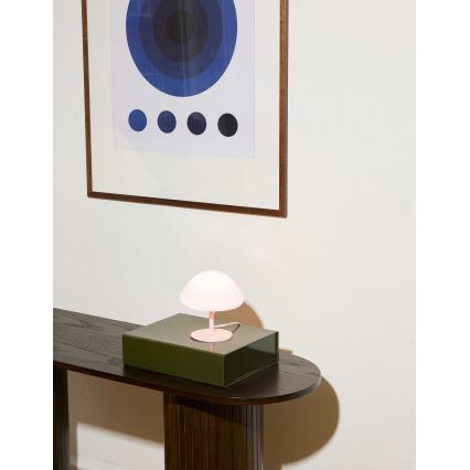 Halo Design 747047 - Lampada da tavolo CANDY MINI MUSH 1xG9/25W/230V Ø 17 cm rosa