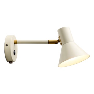 Halo Design 747443 - Applique da parete STYLE 1xE14/25W/230V crema/ottone