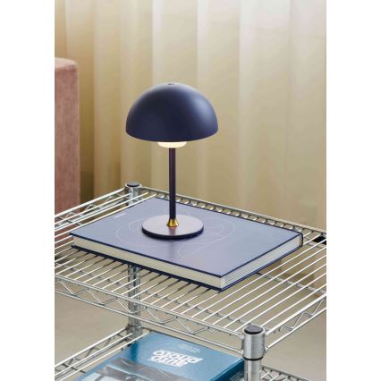 Halo Design 747603 - Lampada da tavolo ricaricabile dimmerabile a LED MOON LIGHT LED/2,7W/2600 mAh blu