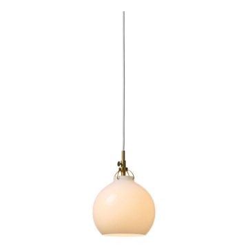 Halo Design 747924 - Lampadario a sospensione su cavo TOSCANA 1xG9/28W/230V Ø 18 cm crema/ottone