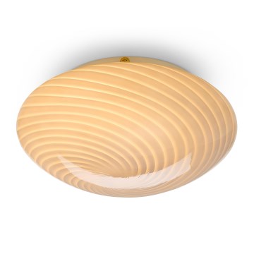 Halo Design 748686 - Plafoniera CANDY 1xE27/40W/230V ø 30 cm grigio/ottone