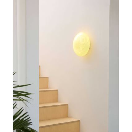 Halo Design 748693 - Plafoniera CANDY 1xE27/40W/230V Ø 30 cm beige/ottone