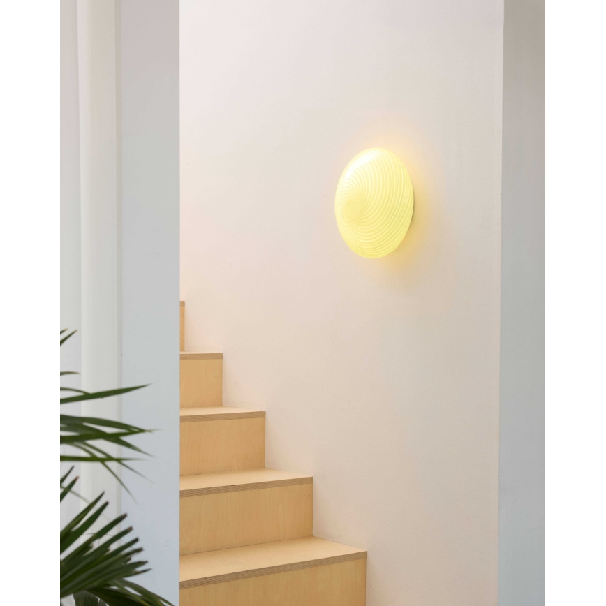 Halo Design 748693 - Plafoniera CANDY 1xE27/40W/230V Ø 30 cm beige/ottone