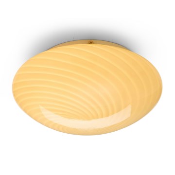 Halo Design 748693 - Plafoniera CANDY 1xE27/40W/230V Ø 30 cm beige/ottone