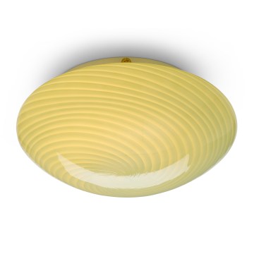 Halo Design 748747 - Plafoniera CANDY 1xE27/40W/230V Ø 30 cm verde/ottone