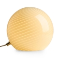 Halo Design 748808 - Lampada da tavolo CANDY 1xE14/25W/230V Ø 20 cm beige