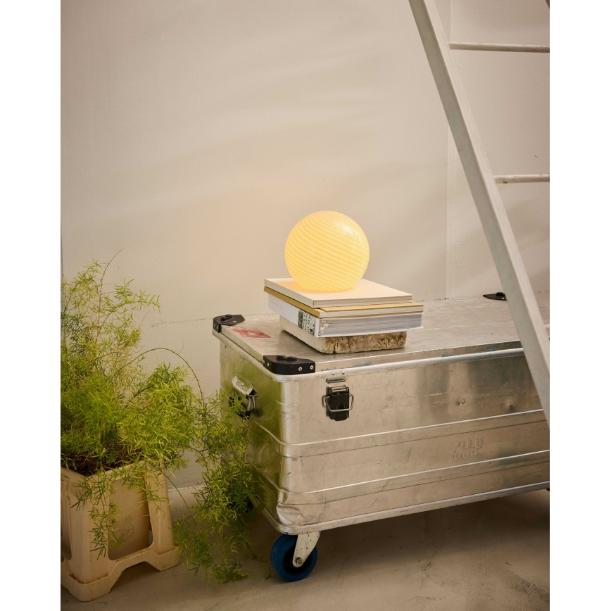 Halo Design 748808 - Lampada da tavolo CANDY 1xE14/25W/230V Ø 20 cm beige