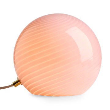 Halo Design 748815 - Lampada da tavolo CANDY 1xE14/25W/230V Ø 20 cm rosa