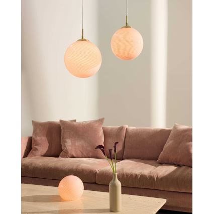 Halo Design 748815 - Lampada da tavolo CANDY 1xE14/25W/230V Ø 20 cm rosa