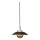 Halo Design 749034 - Lampadario LED dimmerabile a sospensione su cavo STEPP LED/12W/230V Ø 24 cm nero/ottone