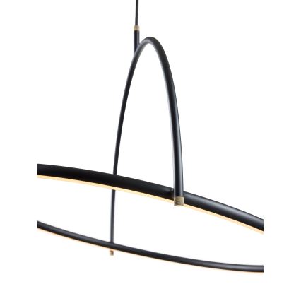 Halo Design 749539 - Lampadario LED dimmerabile a sospensione con cavo TILT LED/40W/230V Ø 40 cm nero