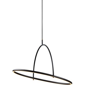 Halo Design 749546 - Lampada a sospensione dimmerabile su cavo TILT LED/40W/230V Ø 60 cm nero