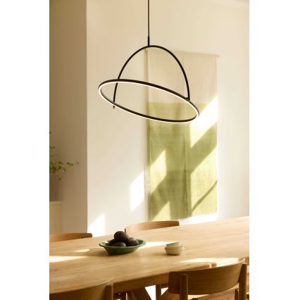 Halo Design 749546 - Lampada a sospensione dimmerabile su cavo TILT LED/40W/230V Ø 60 cm nero
