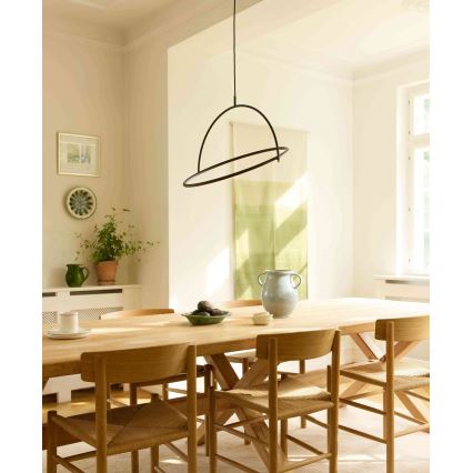 Halo Design 749546 - Lampada a sospensione dimmerabile su cavo TILT LED/40W/230V Ø 60 cm nero