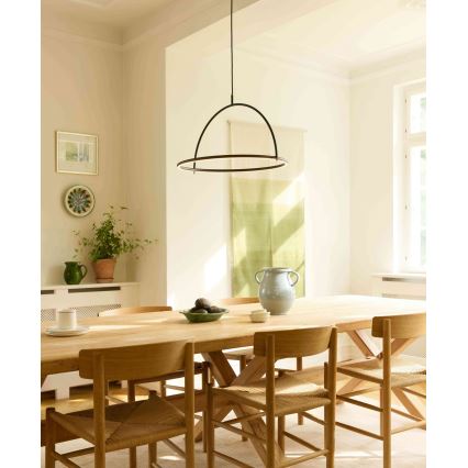 Halo Design 749546 - Lampada a sospensione dimmerabile su cavo TILT LED/40W/230V Ø 60 cm nero