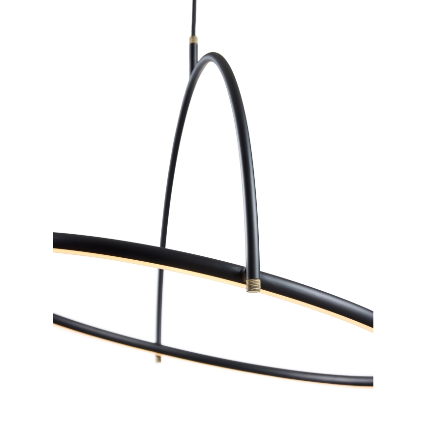 Halo Design 749546 - Lampada a sospensione dimmerabile su cavo TILT LED/40W/230V Ø 60 cm nero