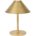Halo Design 800841 - Lampada da tavolo ricaricabile per esterni a LED dimmerabile HYGGE LED/3W/4000 mAh IP54 ottone