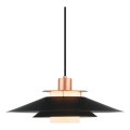 Halo Design 990785 - Lampadario sospeso con cavo RIVOLI 1xE27/40W/230V Ø 40 cm nero/rame