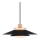 Halo Design 990785 - Lampadario sospeso con cavo RIVOLI 1xE27/40W/230V Ø 40 cm nero/rame