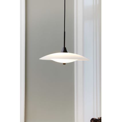 Halo Design 991294 - Lampadario a cavo BARONI 2xG9/18W/230V Ø 35 cm bianco/nero