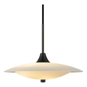Halo Design 991300 - Lampadario a sospensione con cavo BARONI 2xG9/18W/230V Ø 40 cm bianco/nero