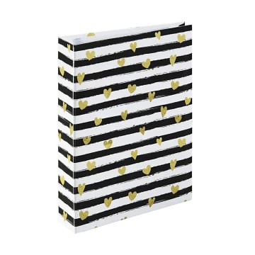 Hama - Album fotografico 19x25 cm 100 pagine bianco/nero/oro