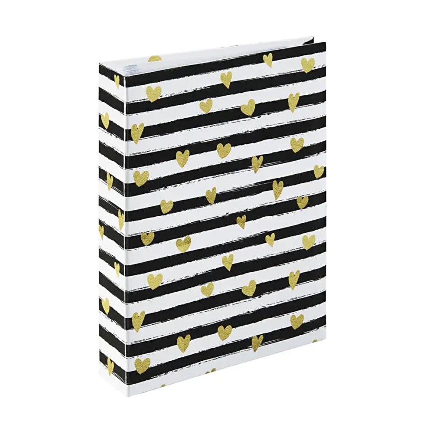 Hama - Album fotografico 19x25 cm 100 pagine bianco/nero/oro