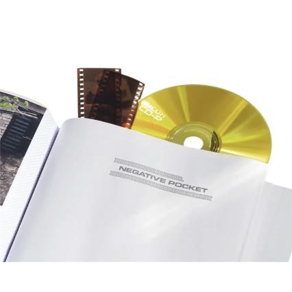 Hama - Album fotografico 19x25 cm 100 pagine bianco/nero/oro