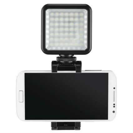 Hama - LED Luce dimmerabile per telefoni, fotocamere e videocamere LED/5,5W/2xAA