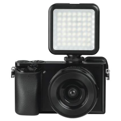 Hama - LED Luce dimmerabile per telefoni, fotocamere e videocamere LED/5,5W/2xAA