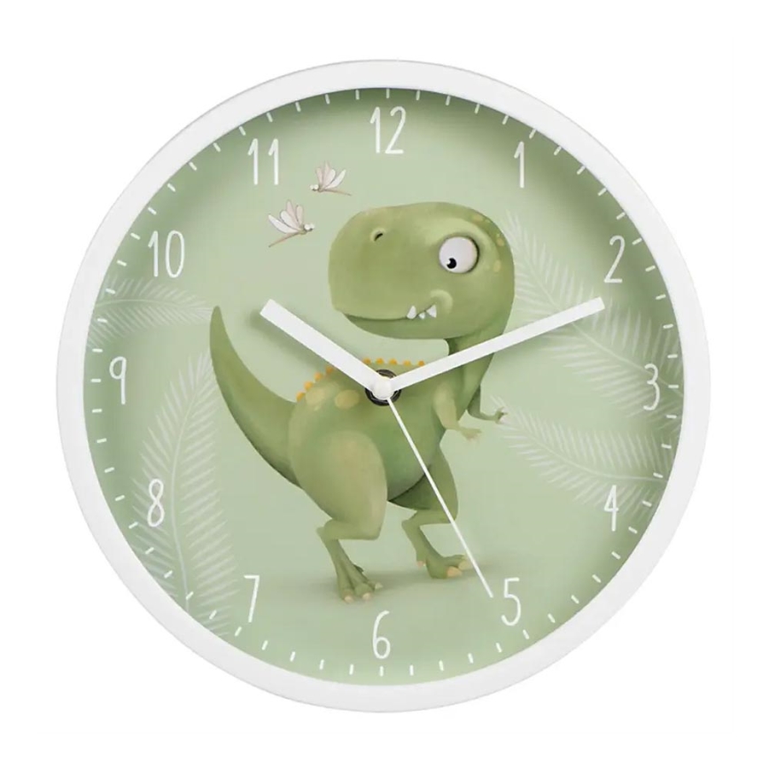 Hama - Orologio da parete per bambini dinosauro 1xAA