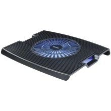Hama - Pad di raffreddamento per laptop 1x fan USB nero