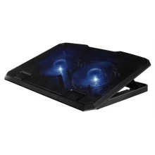 Hama - Pad di raffreddamento per laptop 2x fan USB nero