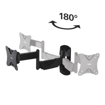 Hama - Supporto a parete per TV con snodo 10-26 nero
